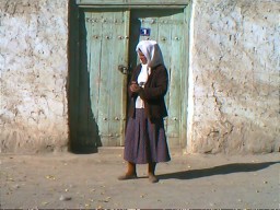 The older Tadjiks, like the older Uyghurs, spoke only basic Mandarin, one of the reasons why they seldom ventured out of their town and almost never out of their province. Tashkurgan, Xinjiang.