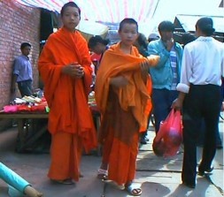 Monks in Market