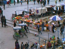 Fruit Stalls Lhasa