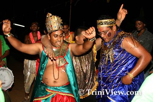Dancing to Tassa music at Ramleela Festival in Mc Bean