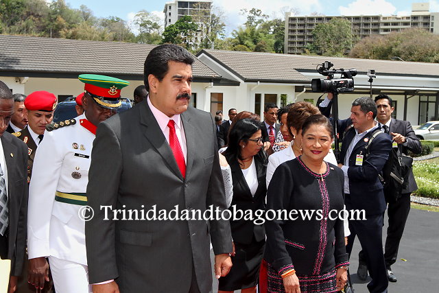 President of Venezuela, Nicolás Maduro visits T&T