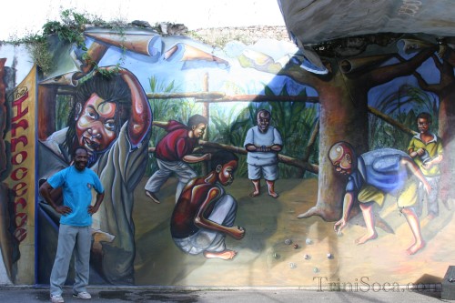 The Mural 'Innocence' done by Wayne 'Rafiki' Morris