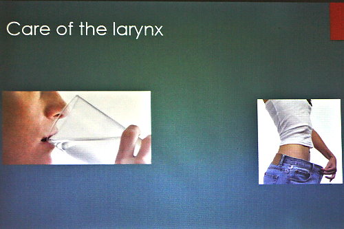 Care of the Larynx