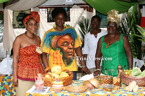 Ladies in the Nigeria Booth