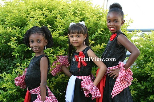 Deliece Pierre, Melinda Ramdeo and Marrion Lewis