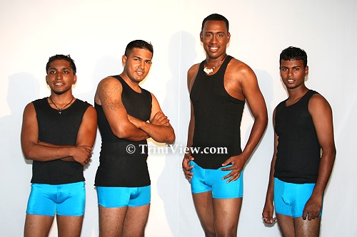 LEFT: Kishan Sony, Clint Sid Ramsumair, Selwyn Lancaster and Miguel Mohammed