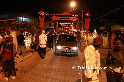 Many journey to Patna Village for Divali