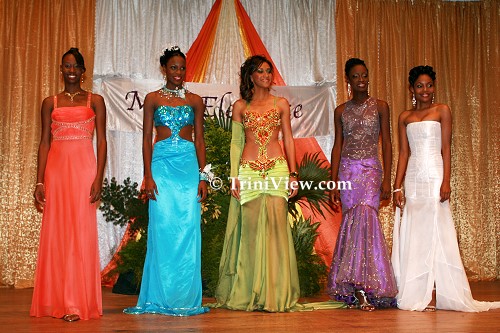 Five finalists: Jeanine Phillip, Tova Bartholomew, Melissa Mc Allister, Opal Worrell and Kelly-Ann Pope
