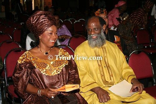 Nigerian High Commissioner Chiogozie Obi-Nnadozie and Khafra Kambon