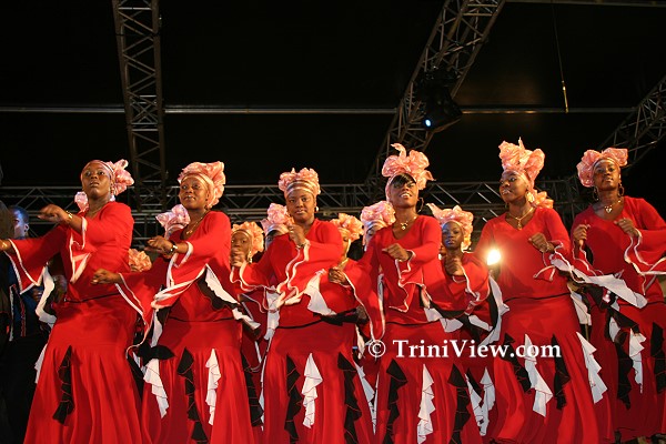 The local choir 'Jeunes Agape'