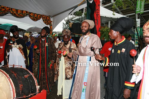 Bobo Shantis rock some Nyabinghi rhythms