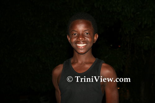 Shaquille Mitchell, a member of the Picton Folk Performing Company