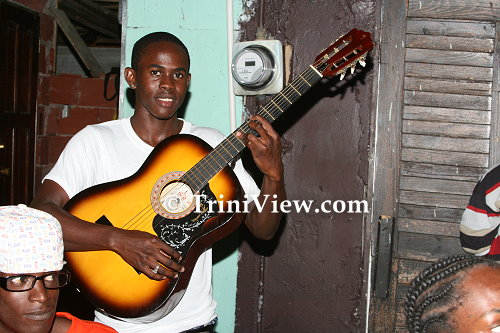 Elton Pompey, a member of the Picton Folk Performing Company