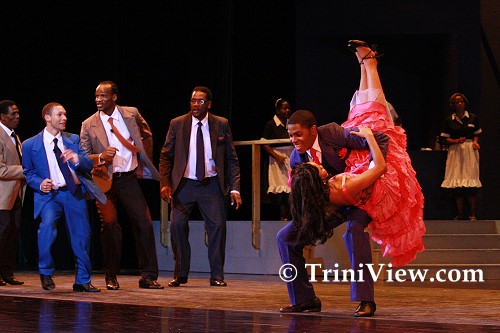 'Tan Tan' and 'Saga Boy' dance in a scene from 'Dance Me, Lover'