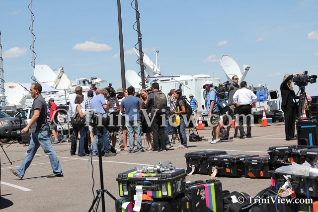 Media restricted to a specific area to the north of the theatre
