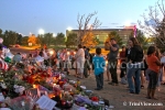 A Makeshift Memorial Nearby the Century 16 Movie Theatre