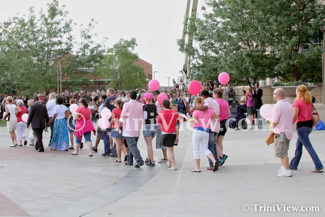 Victims and their Families of the Century 16 Theatre Shooting in a Brief Procession