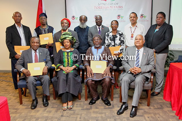 Members of the Trinidad and Tobago National Committee on Reparations