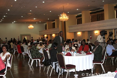 The gathering in the Conference Centre at the Cascadia Hotel, St. Anns for the PNM's National Women's League International Women's Day Breakfast Seminar