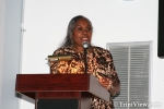 Professor Maureen Warner-Lewis giving her lecture 'African Heritage in the Caribbean'