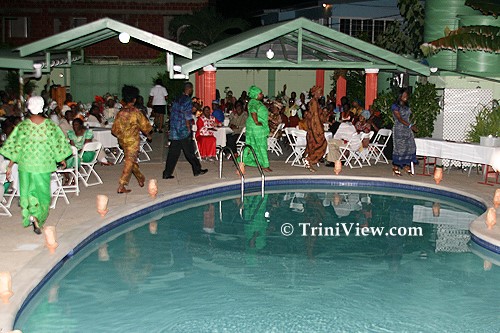 Models strut at the Marion's Place Inn Hotel