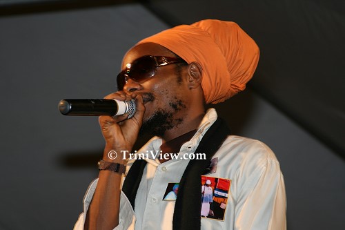 Local Reggae artiste Prophet Benjamin performs at Legends in Concert