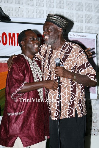 Kwasi Mutema and Chief Servant of NJAC Makandal Daaga