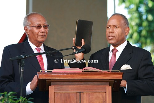 Swearing-In of Prime Minister Patrick Manning