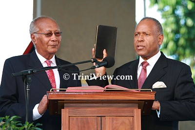 Swearing-In of Prime Minister Patrick Manning