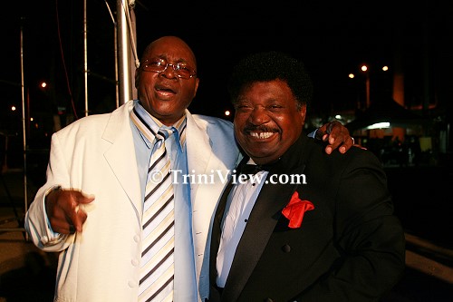 Dr Slinger 'Sparrow' Francisco and Percy Sledge