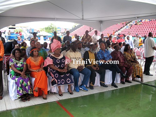 Dignitaries and other guests at the Lidj Yasu Omowale Village