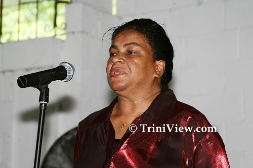 Marva Peltier, President of the Cake Decorators Association of Trinidad and Tobago