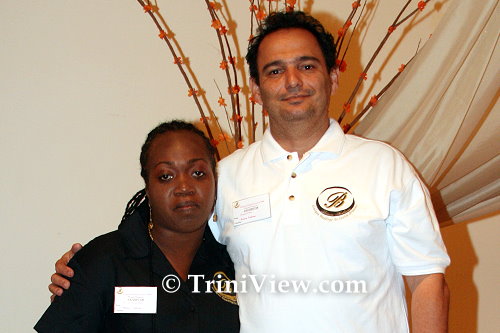 Makeda Brown-Elias and her husband Raymond Elias