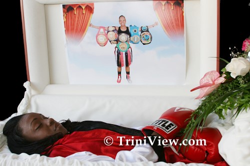 Deceased Trinidadian boxing champion, Jizelle Salandy