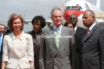 King and Queen of Spain visit Trinidad