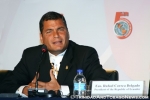 Press Briefing with Rafael Correa Delgado