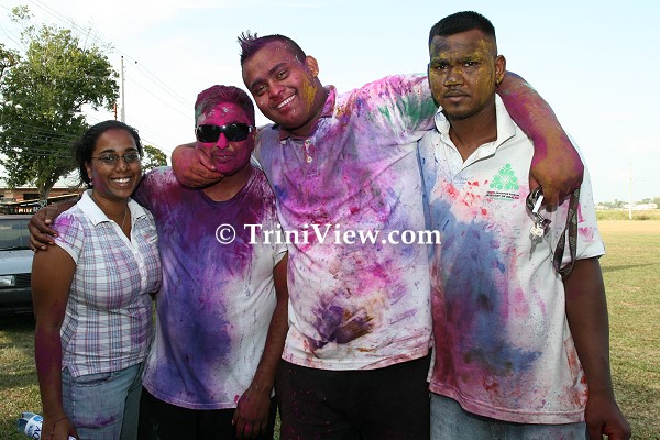 Friends at the Phawga Celebrations