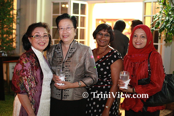 Guests at the residence of the Chinese Ambassador