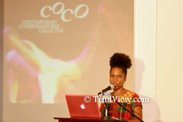 Ms. Sonja Dumas, Founder and Director of COCO, presents an overview of COCO