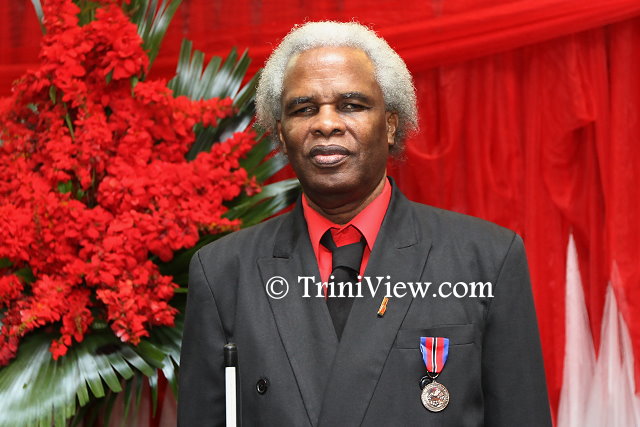 Mr. Ashford Joseph, recipient of the Humming Bird Medal, Bronze