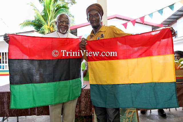 Mansions of Rastafari hosts Dr. Julius Garvey (L)