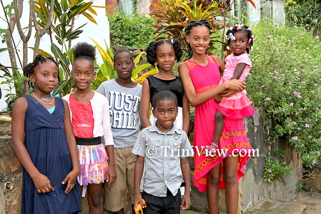 Young residents of Scorpion Alley, Carenage