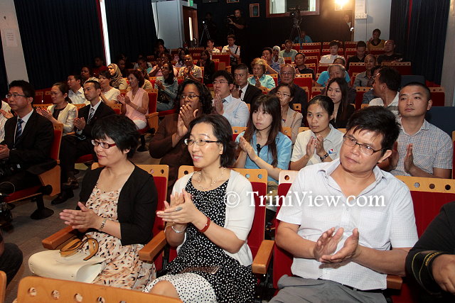 Cross-section of the gathering present for the launch of the photographic exhibition