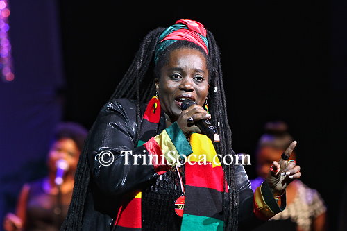 Ruth Ava Sam Shallow (Sister Ava) performs at the NWAC Calypso Queen Competition