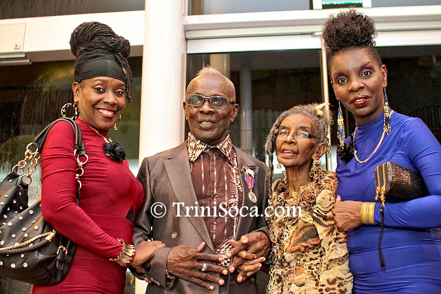 The Hendrickson family upon arrival at Queen's Hall