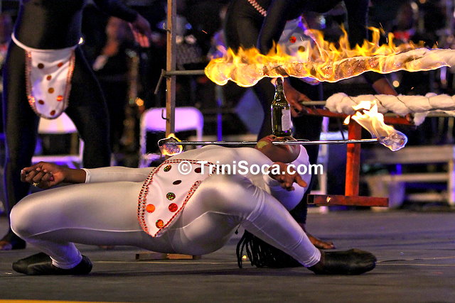 A  Fire Limbo performance