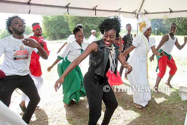 Some of Junior Noel's protege's dance in his honour