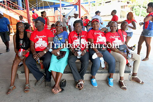 Attendees at Despers' victory celebration in Laventille