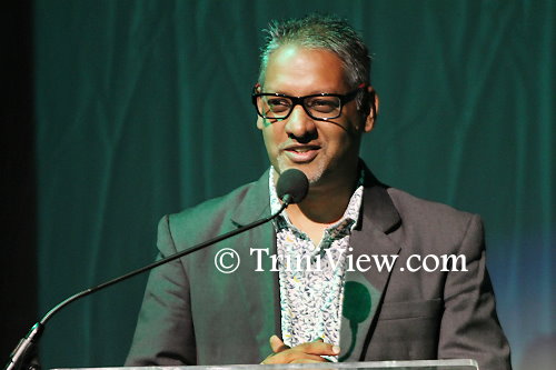 Minister of Agriculture, Land and Fisheries, Clarence Rambharat during his address
