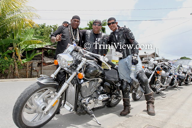 Bikers cooling down